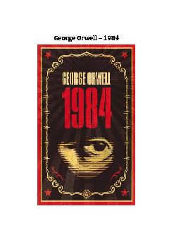 Orwell 1984 Pdf Cz Download