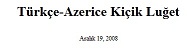 Türkce-Azerban türkcesi-Kiçik Luğet-2008-92s