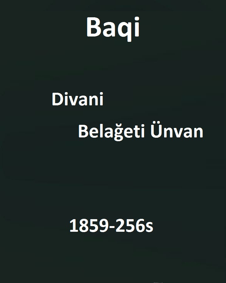 Divani Belağeti Ünvan-Baqi-1859-256s