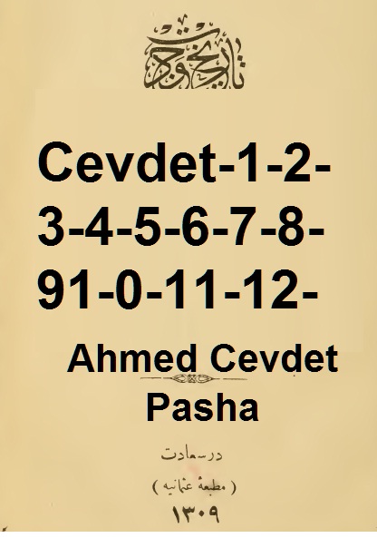 Tarixi Cevdet-1-2-3-4-5-6-7-8-9-10-11-12-Ahmed Cevdet Paşa-Ebced-1891