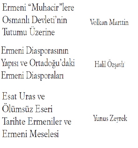 Kesli-1-Ermeni Mahacirlere Osmanlı Devletinin Tutumu üzerine-Vulkan Mattin-12s+2-Ermeni Diasporasının Yapısı Ve Ortadoğudaki Ermeni Diasporaları-Xelil Özşavlı-24s+3-Esed Uras Ölümsüz Eseri-Tarixde Ermeniler Ve Ermeni Meselesi-Yunus Zeyrek-11s