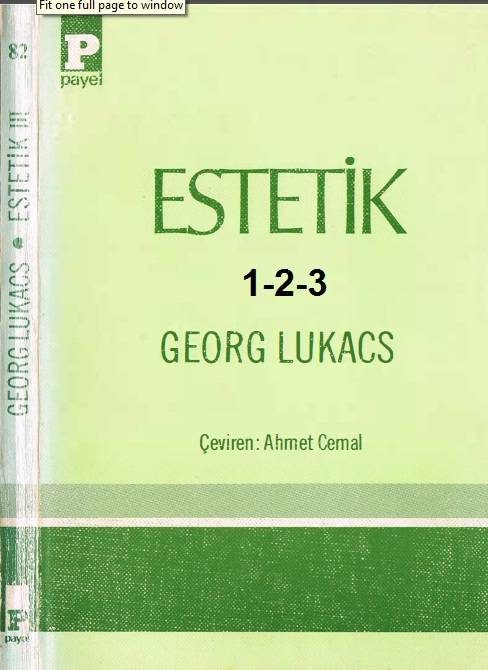 Istetik-1-2-3-Georg Lukacs-Ahmed Cemal-1978-875s