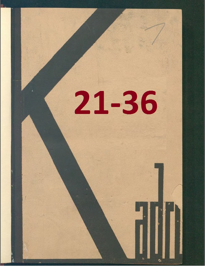 21-36-Kadro Dergisi-21-36-Sayi-1932