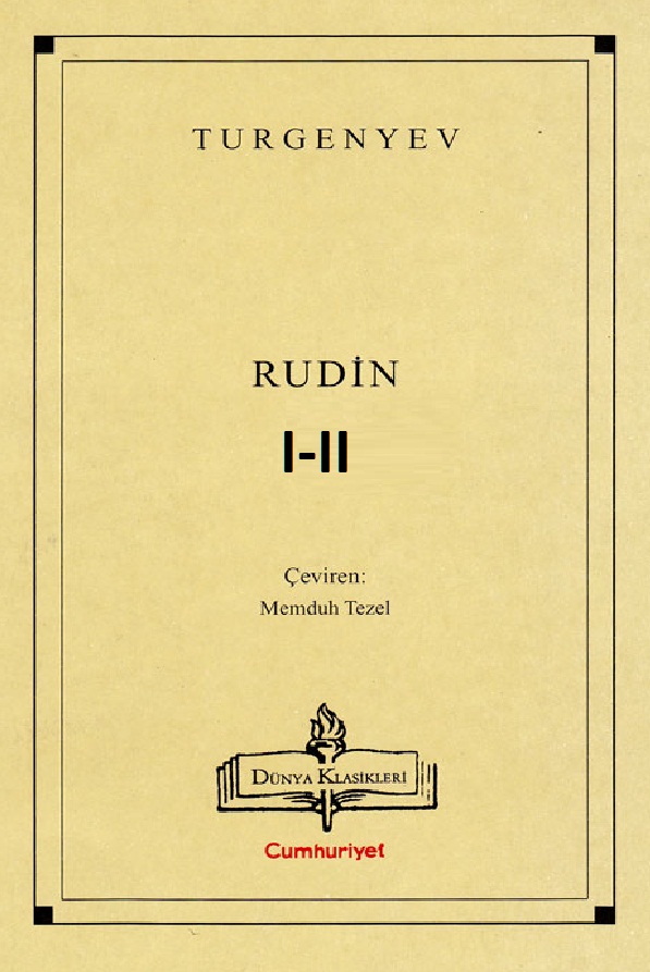 Rudin-1-2-Ivan Sergeyeviç Turgenyev-Memduh Tezel-2000-209s