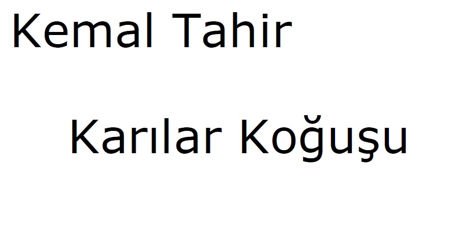 Qarılar Koğuşu-Kemal Tahir-1974-176s