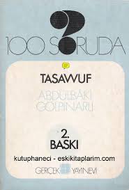 Yüz Soruda Tasavvuf-Abdülbaqi Gölpinarlı-1969-99s
