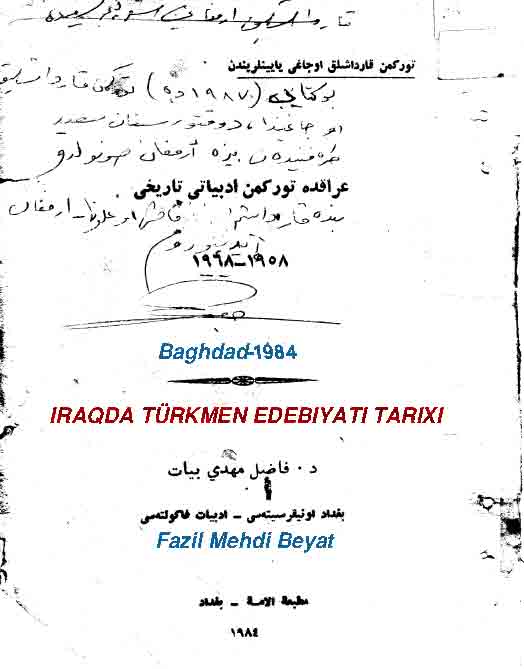 Iraqda Türkmen Edebiyati Tarixi