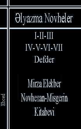Elyazma -Mirza Elekber Novhexan-Misgerin Kitabevinden