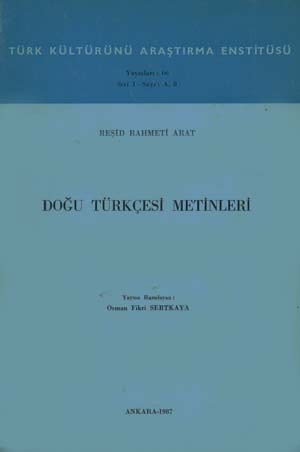 Doğu Türkcesi Metinleri