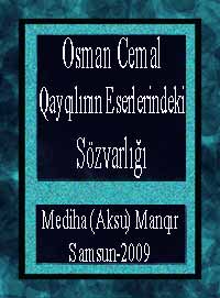 Osman Cemal Qayqılının Eserlerindeki Sözvarlığı