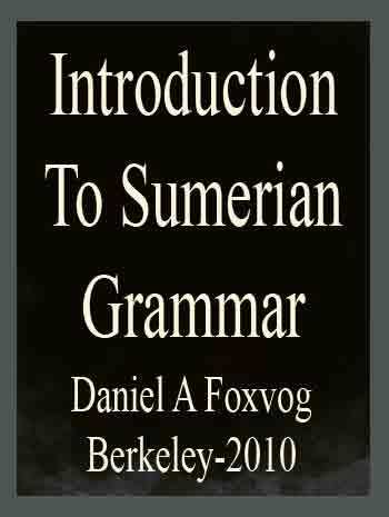 Introduction To Sumerian Grammar