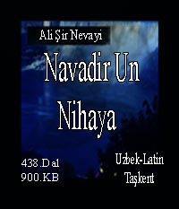 Navodir Un Nihoya Alisher Navoiy