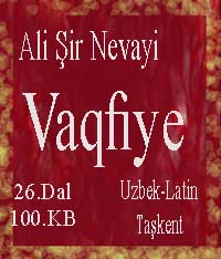 Vaqfiye Alisher Navoiy