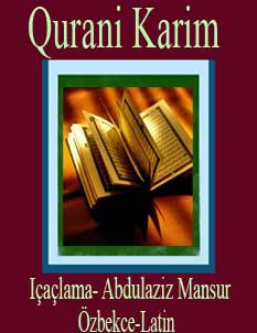 QURAN-Qurani Karim-Içaçlama-Özbekce-Latin