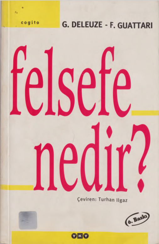 Felsefe Nedir-Gilles Deleuze-Felix Guattari-Chev-Turxan Ilqaz-1993-194s