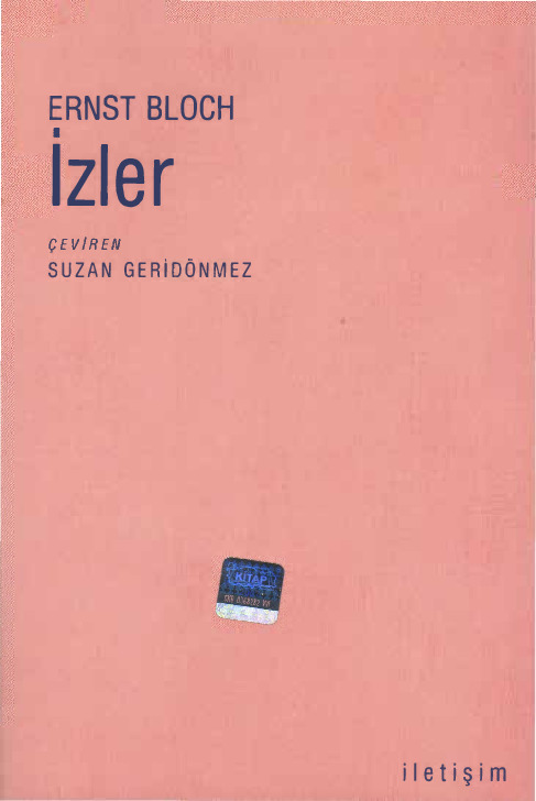 İzler-Ernst Bloch-Çev-Suzan Geridönmez-2010-274s