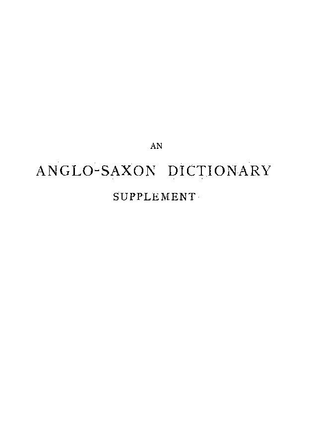 An Anglo-Saxon Dictionary-Supplement-Bosworth Toller-1955-774s