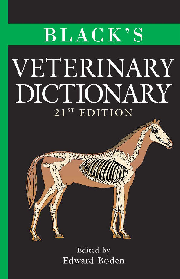 Blacks Veterinary Dictionary-Edward Boden-Ingilizce-2005-801s