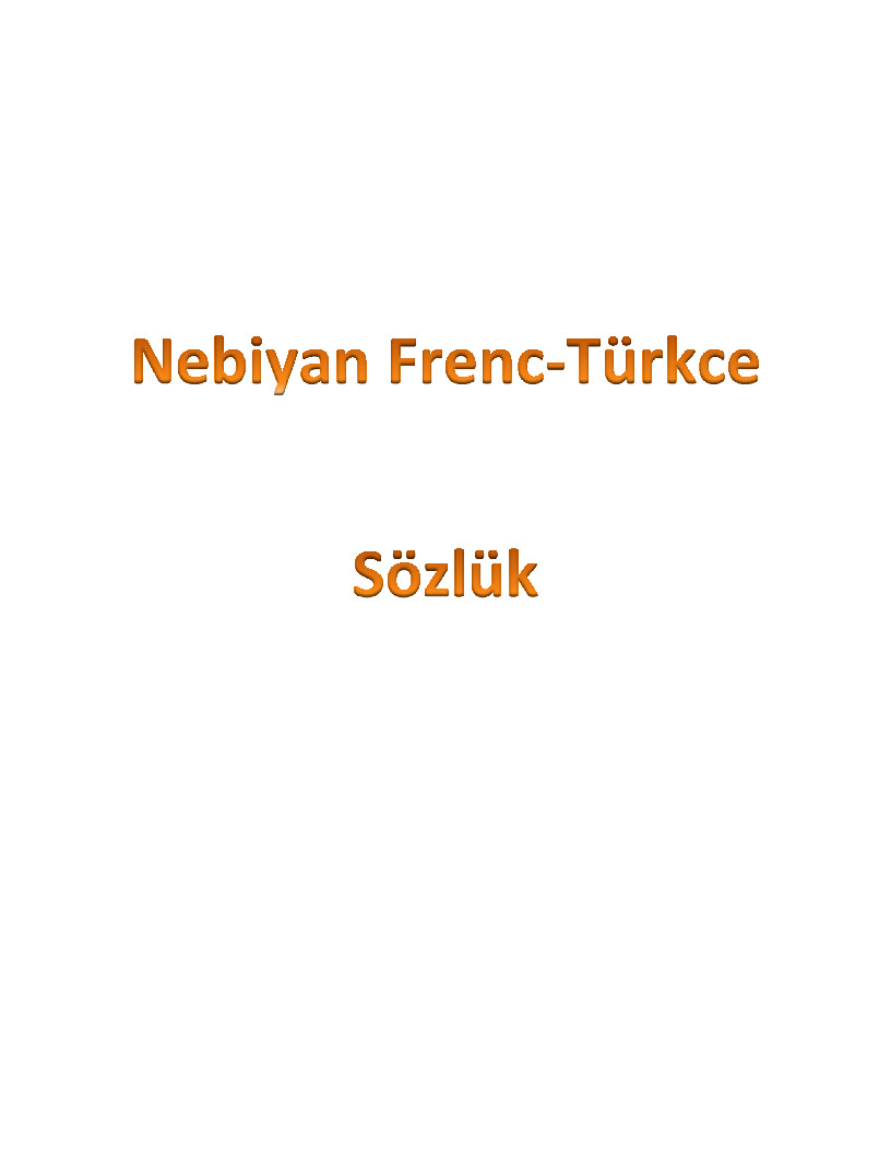 Nebiyan Frenc-Türkce Sözlük-197s