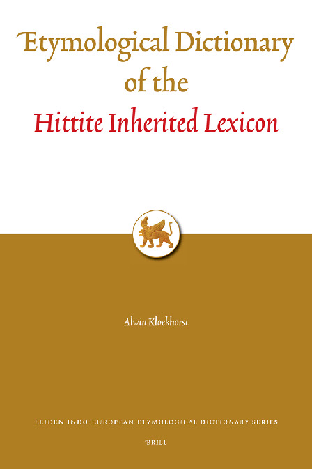 Etymological-Etimolojik-Dictionary Of The Hittite Inherited Lexicon-Alexander Lubotsky-Ingilizce-2008-1178