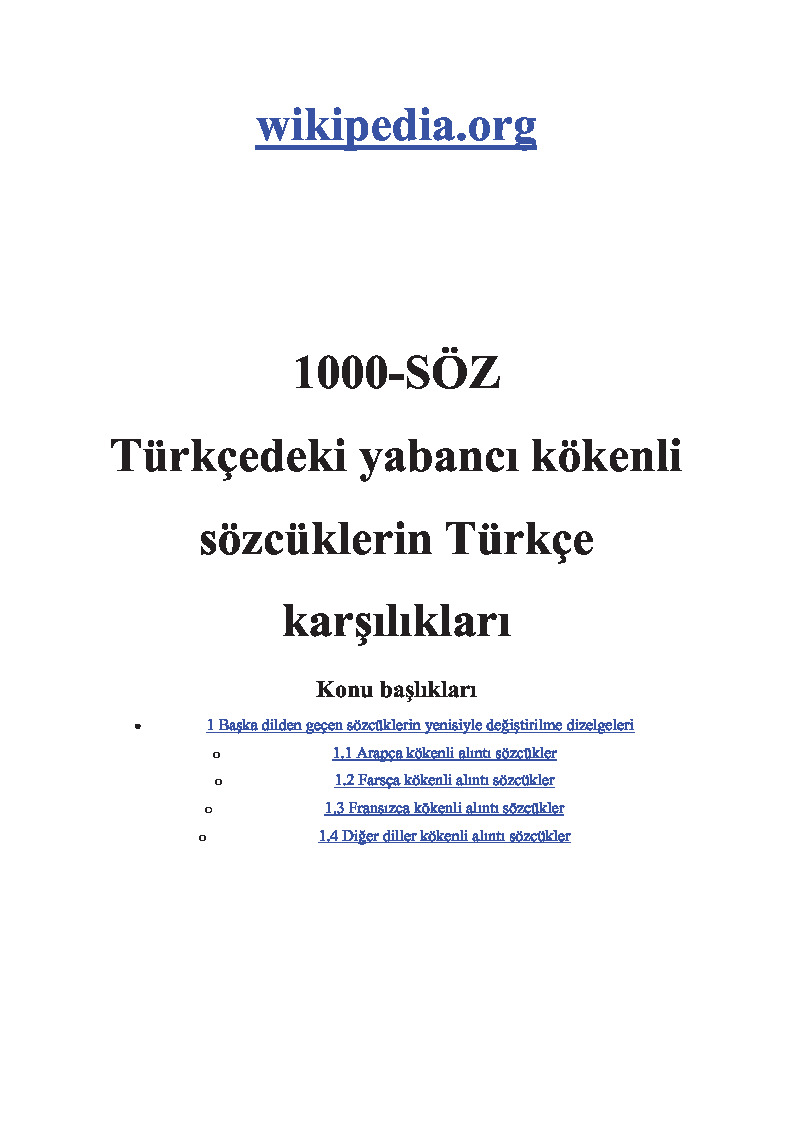 1000.Söz-Türkcedeki Yabancı Kökenli Sözcüqlerin Türkce Qarşılıqları-2013-42s