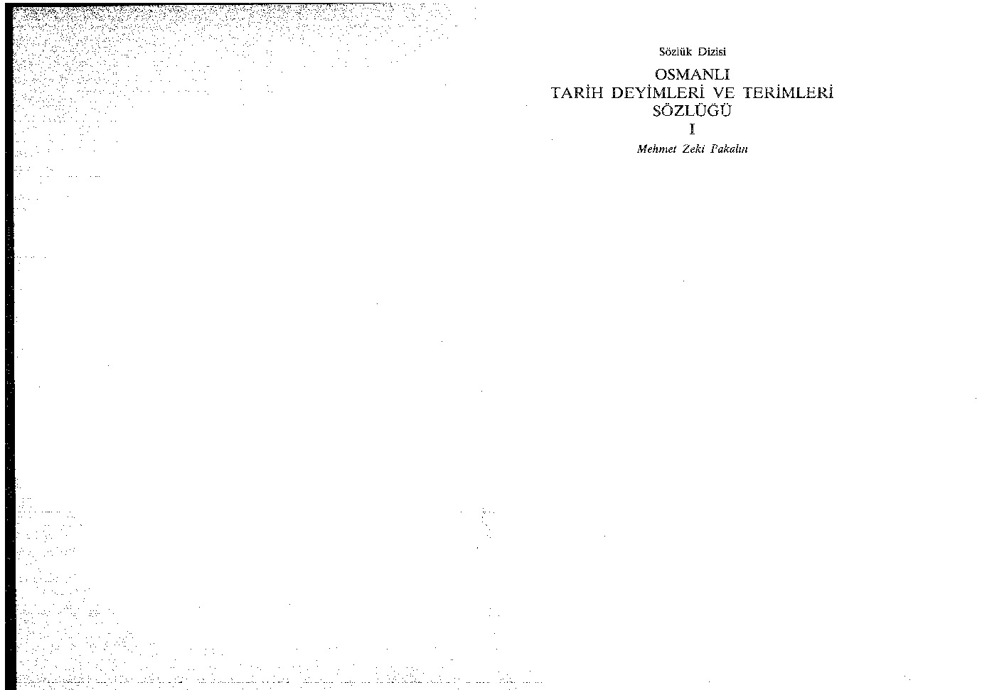 mehmed zeki pakalin 1993 2370s