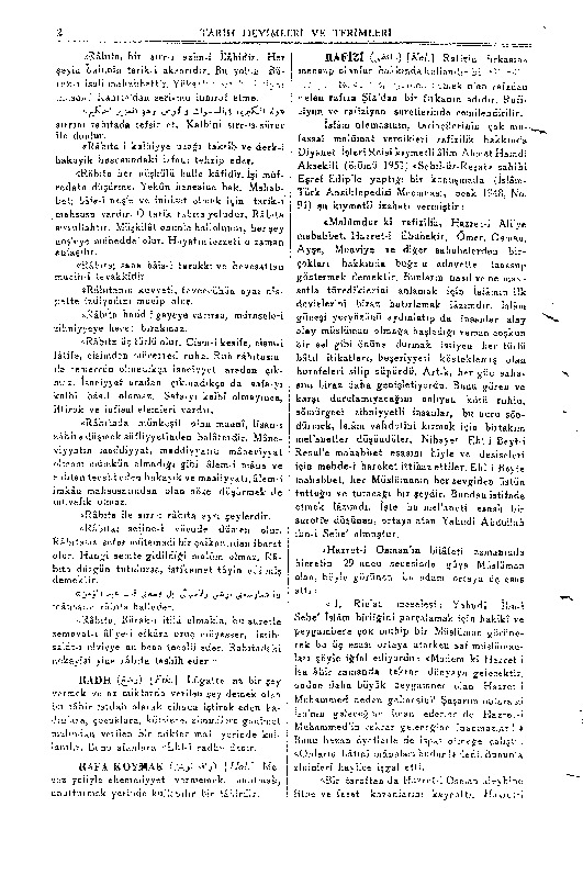 osmanli tarix deyimleri ve terimleri