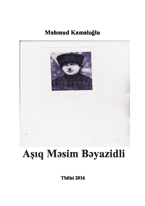 Aşıq Mesim Beyazidli-Mahmud Kamaloğlu-Tiflis-2016-73s