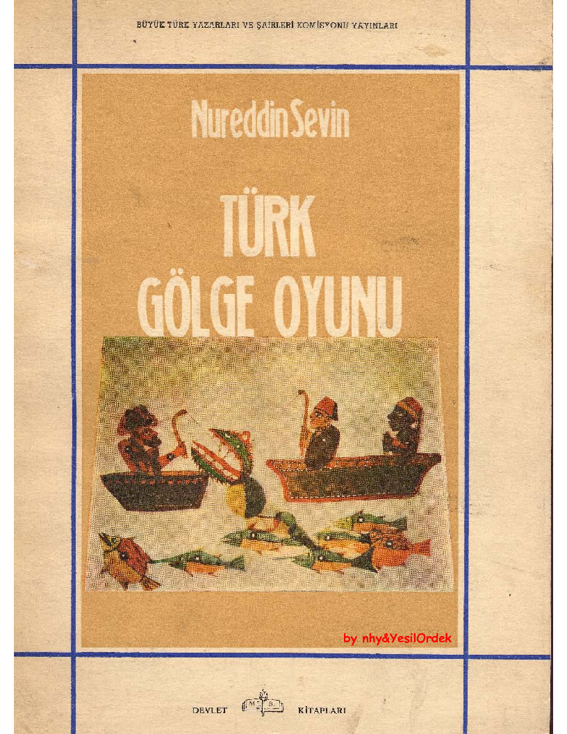 Türk Kölge Oyunu-Nuretdin Sevin-1968-100s