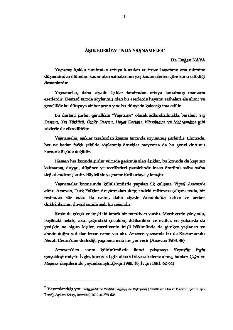Aşıq Edebiyatında Yaşnameler-Doğan Qaya-2012-31s+1-Adil Sultan Destanı-Doğan Qaya-8s