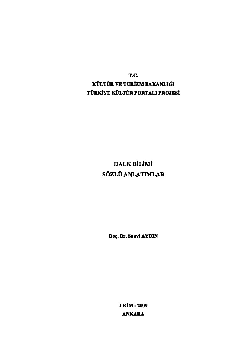 Xalq Bilimi Sözlü Anlatımlar-Suavi Aydın-2009-31s