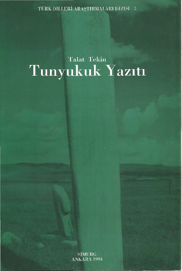 Tunyukuk Yazıtı-Inceleme-Talat Tekin-1994-89s