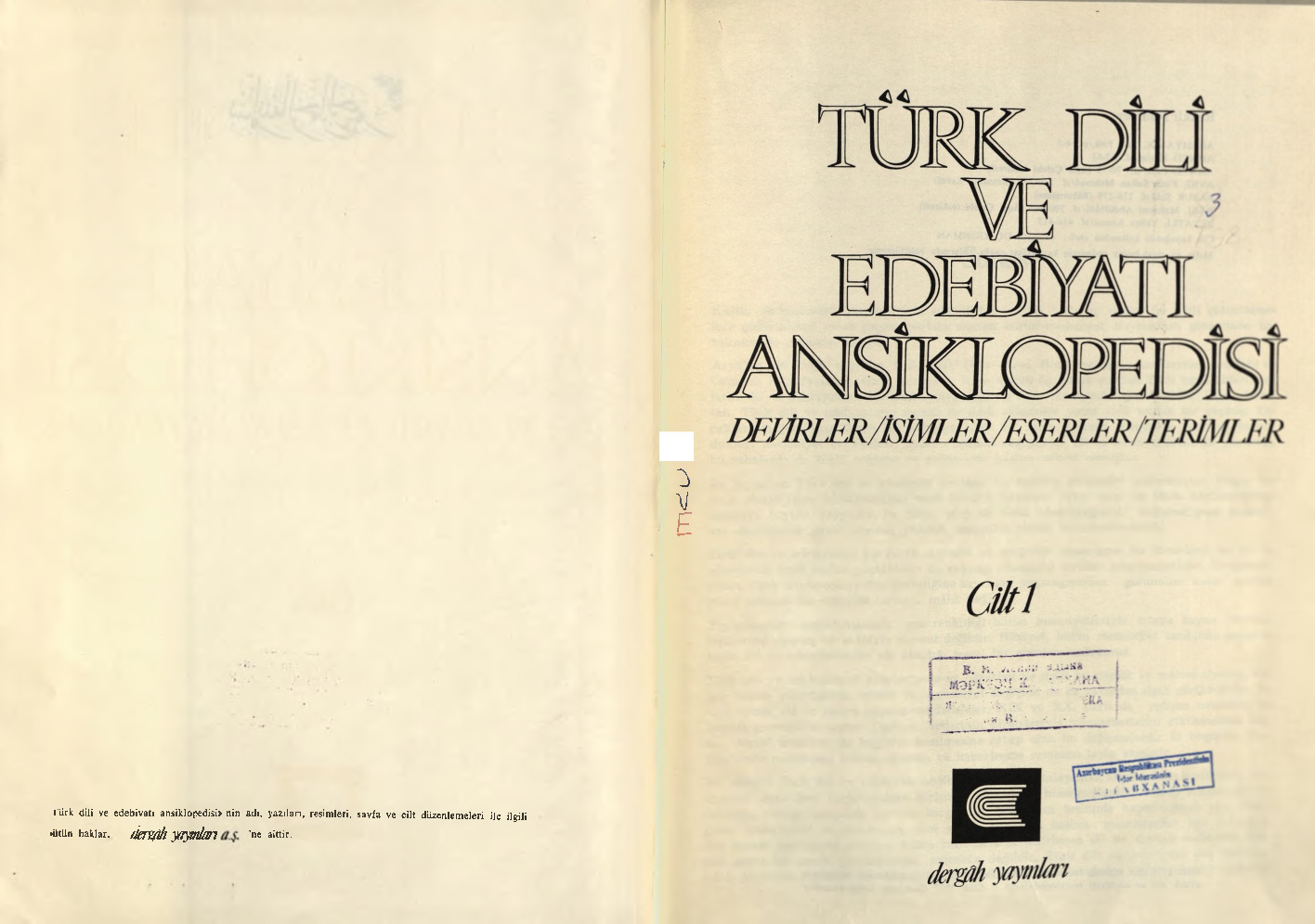 Türk Dili Ve Edebiyatı Ansiklopedisi-Devirler-Isimler-Eserler-Terimler-1-1977-557s