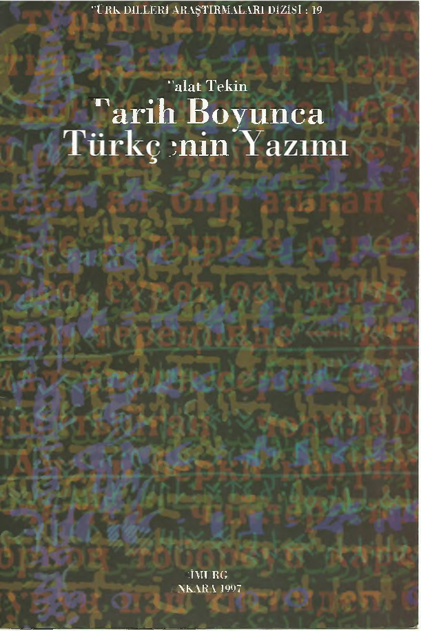 Tarix Boyunca Türkcenin Yazımı-Talat Tekin-1997-137s