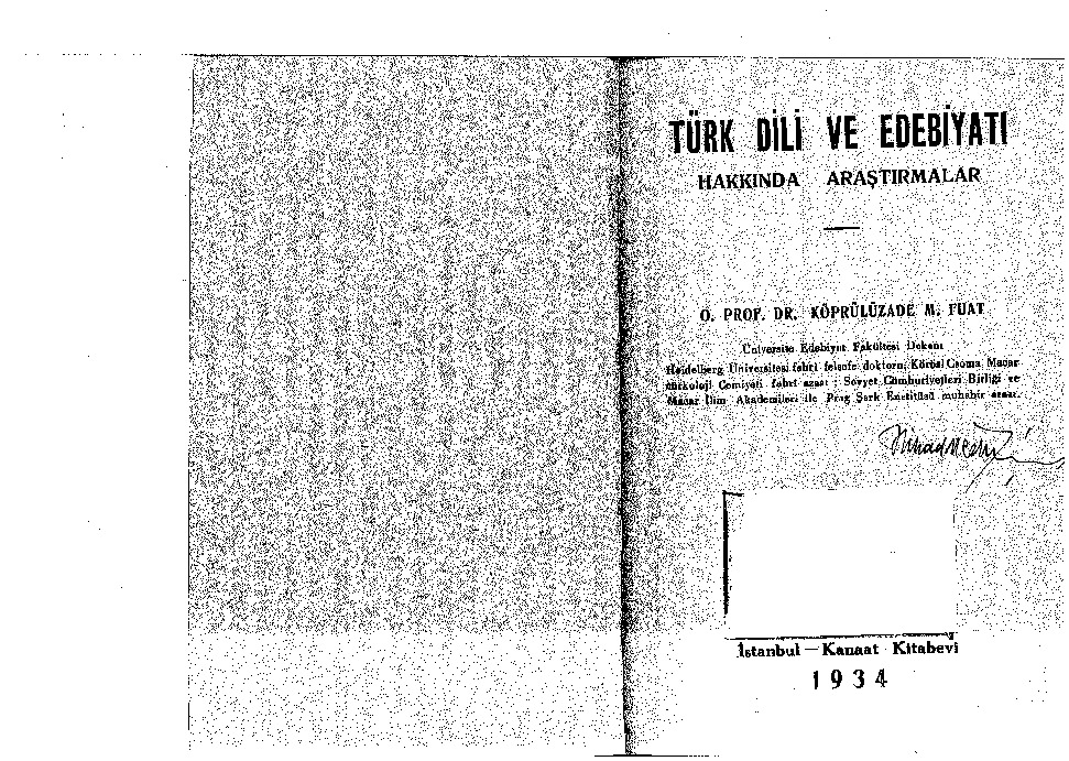 Türk Dili Ve Edebiyatı Heqqinde Araşdirmalar-Köprülüzde M. Fuad-1934-311