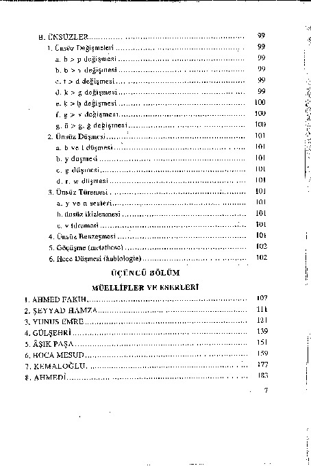 turk dilinin gelisme alanlari ve eski