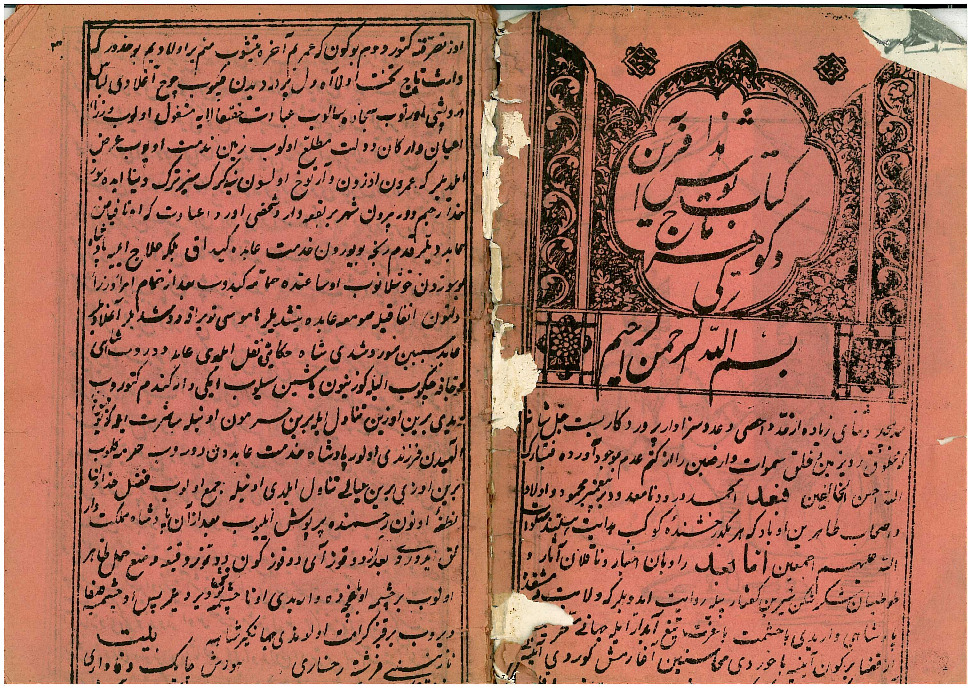 Kitabi Nuşafern Ve Govhertac-El Yazma 125s