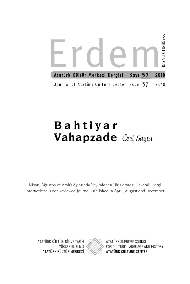 Erdem-Bextiyar Vahabzade-Özel Sayi-2010-202s
