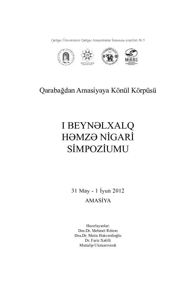 Uluslar Arası Hemze Nigari Simpozyomu-2012-416s