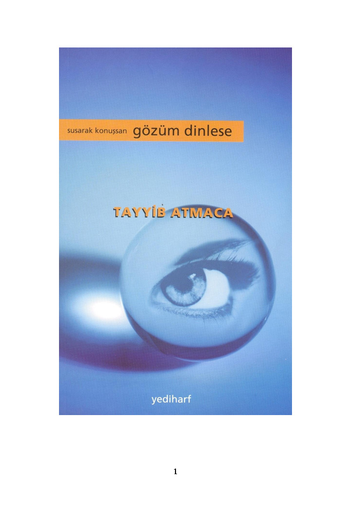 Susaraq Qonuşsan Gözüm Dinlese-Tayyib Atmaca-2001-43s