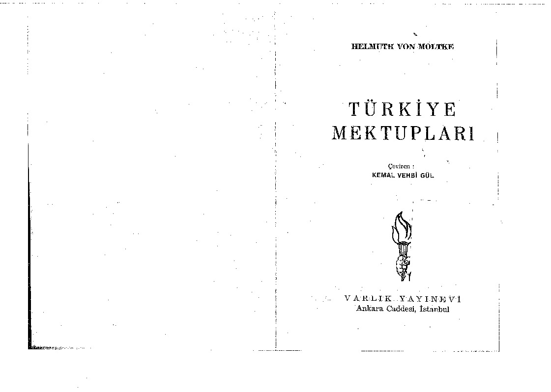 Türkiye Mektubları-Helmuth Von Moltke-Kemal Vehbi Gül-1967-176s