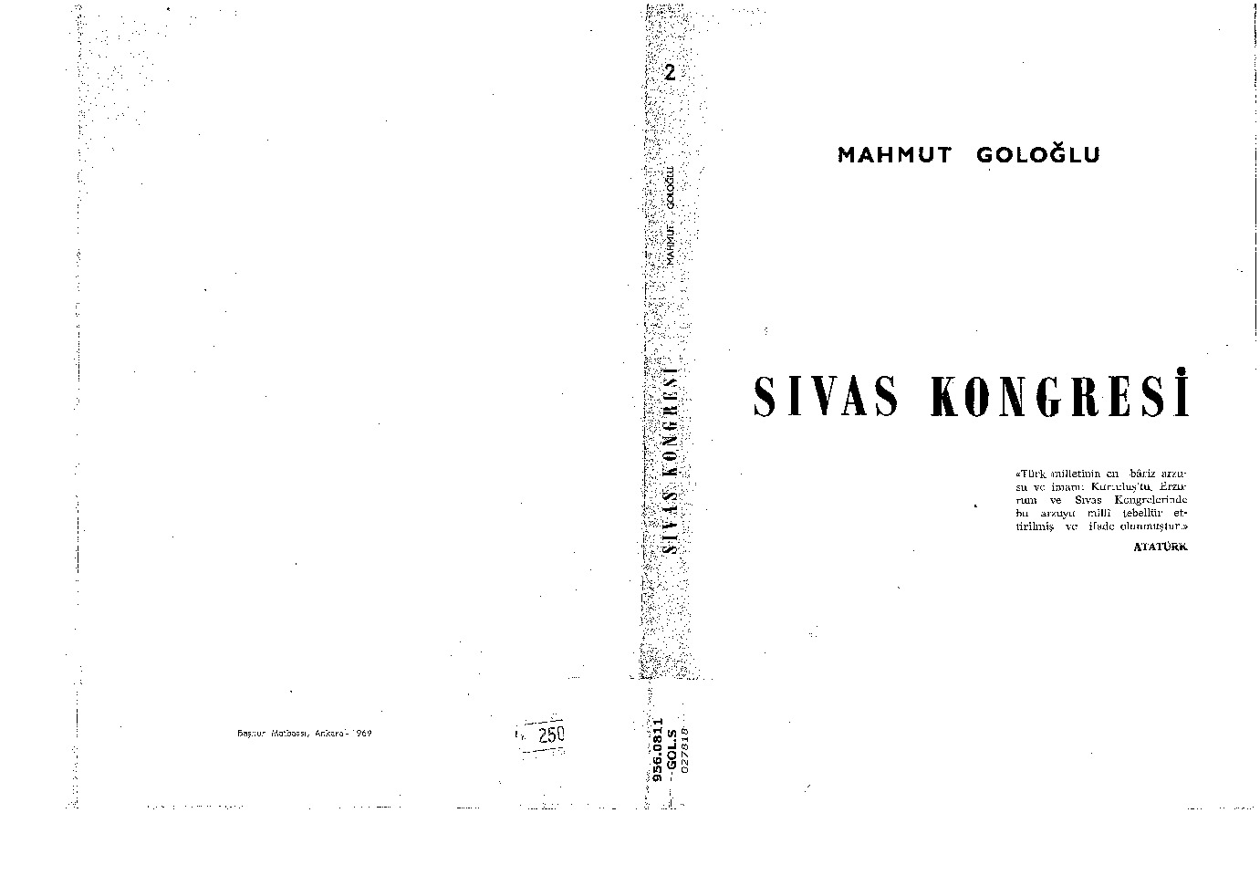 Sivas Konqresi-Mahmud Qoloğlu-1969-261s