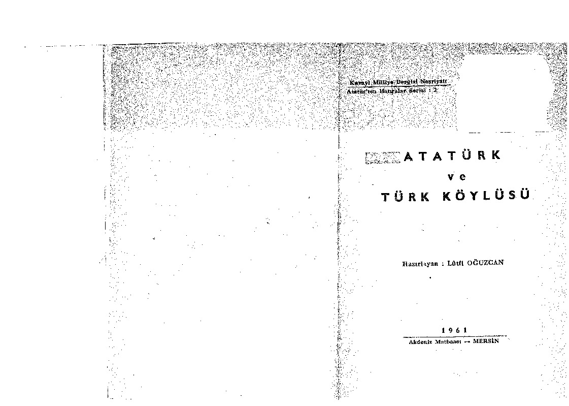 Atatürk Ve Türk Köylisi-Lütfi Oğuzcan-1961-60s