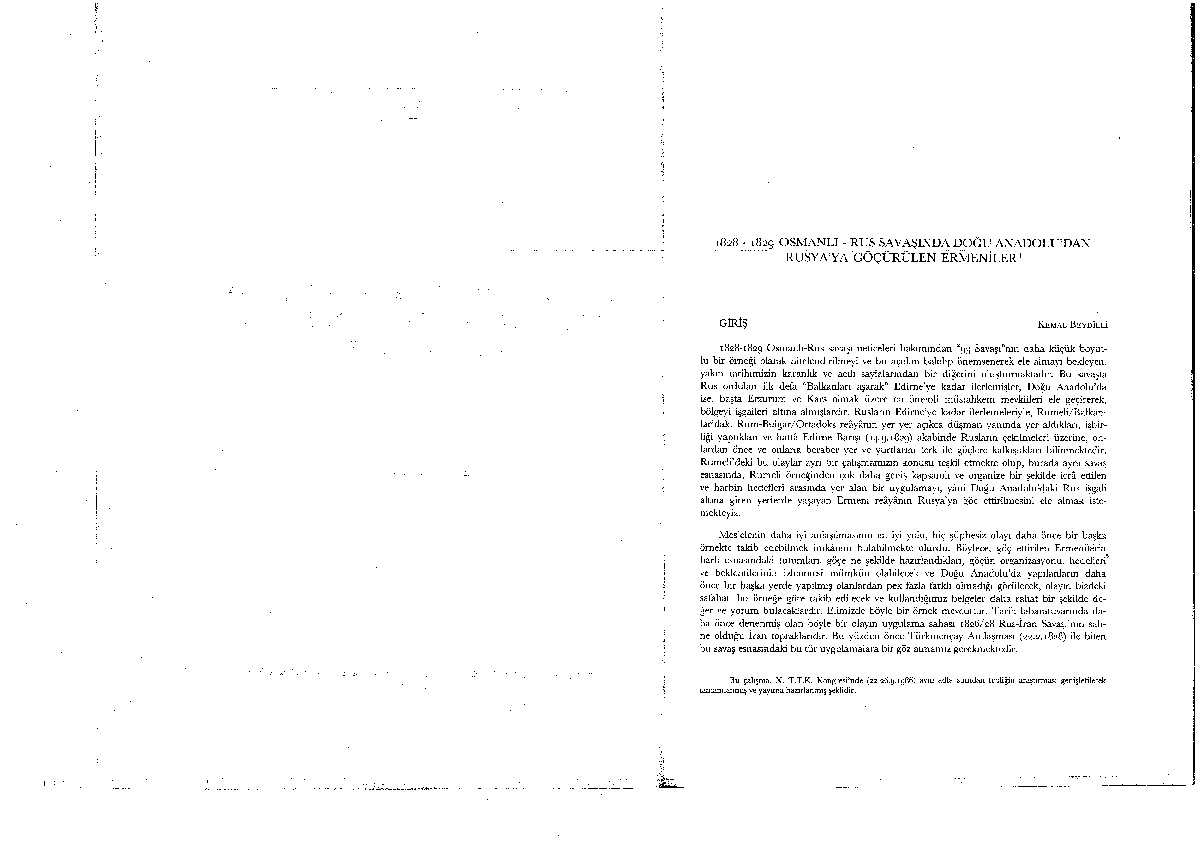 1828 1829 Osmanli Rus Savasinda Dogu Anadoludan Rusyaya Gocurulen Ermeniler Kemal Beydilli 1988 108s 1018 1071 Yillari Arasinda Selcuqlu Bizans Ilisgileri Ve Ermeniler Ahmed Toksoy