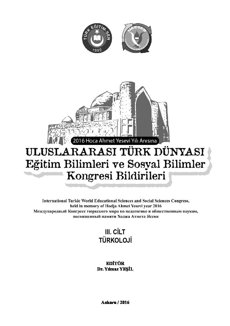 Uluslararası Türk Dünyasi Eğitim Bilimleri Ve Sosyal Bilimler Konqresi Bildirileri-3-Edit-Yılmaz Yeşil-2016-782s