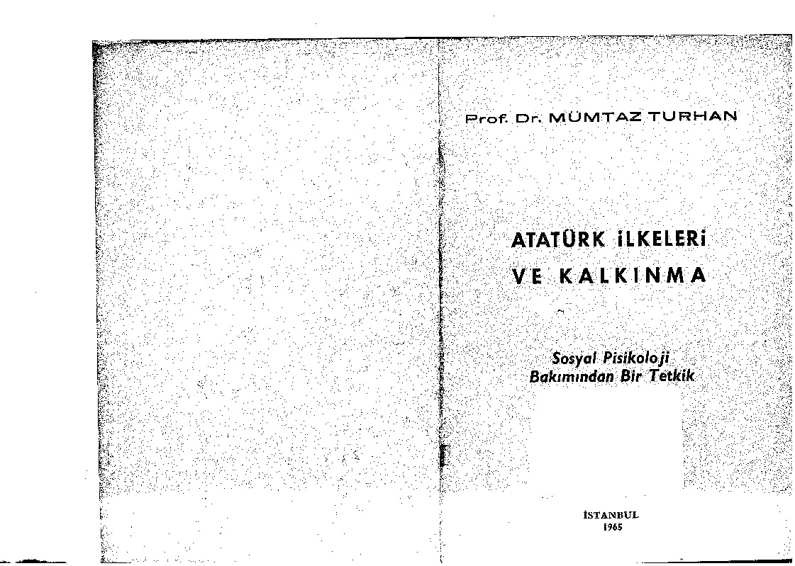 Atatürk Ilkeleri Ve Kalkınma-Mümtaz Turxan-1965-144s