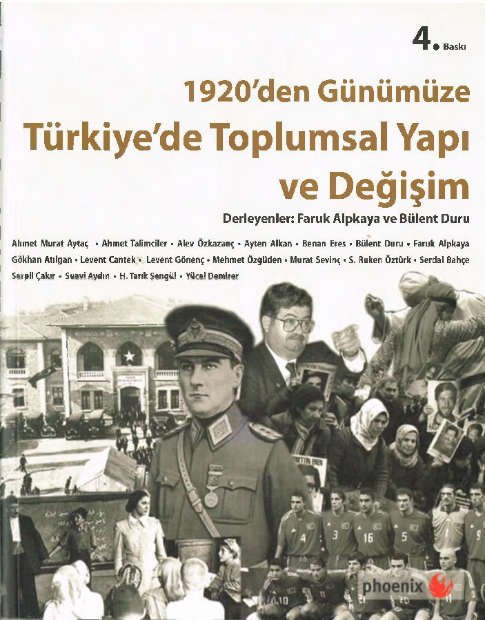 1920.Den Günümüze Türkiyede Toplumsal Yapı Ve Değişim-Faruq Alpqaya-Bülend Duru-1988-547s