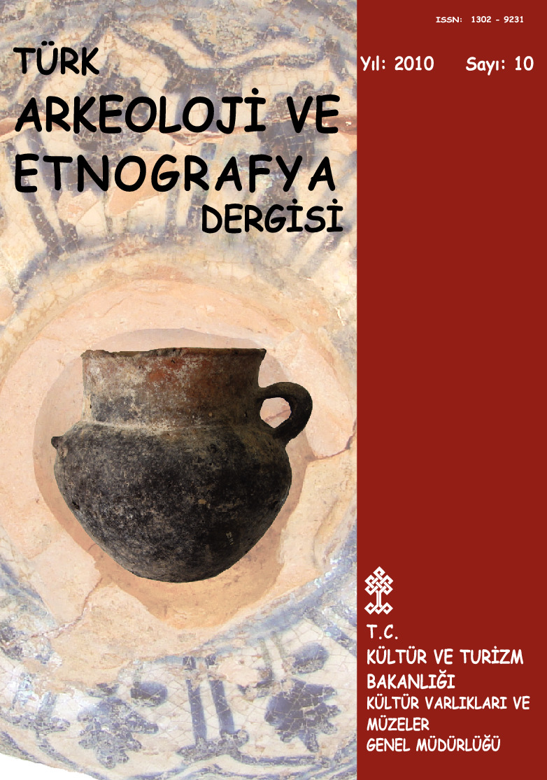 Türk Arkeoloji Ve Etnoqrafya Dergisi-Say.10-2010-101s