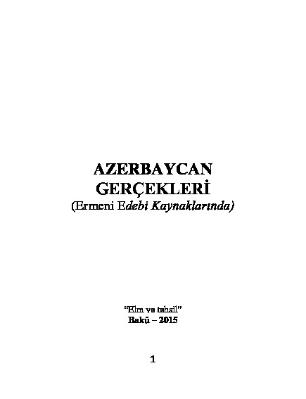 Ermeni Edebi Qaynaqlarında Azerbaycan Gerçekleri-Baki-2015-52s