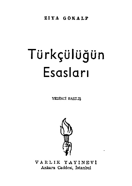 Türkseverligin Esaslari-Ziya Gökalp-1968-177s